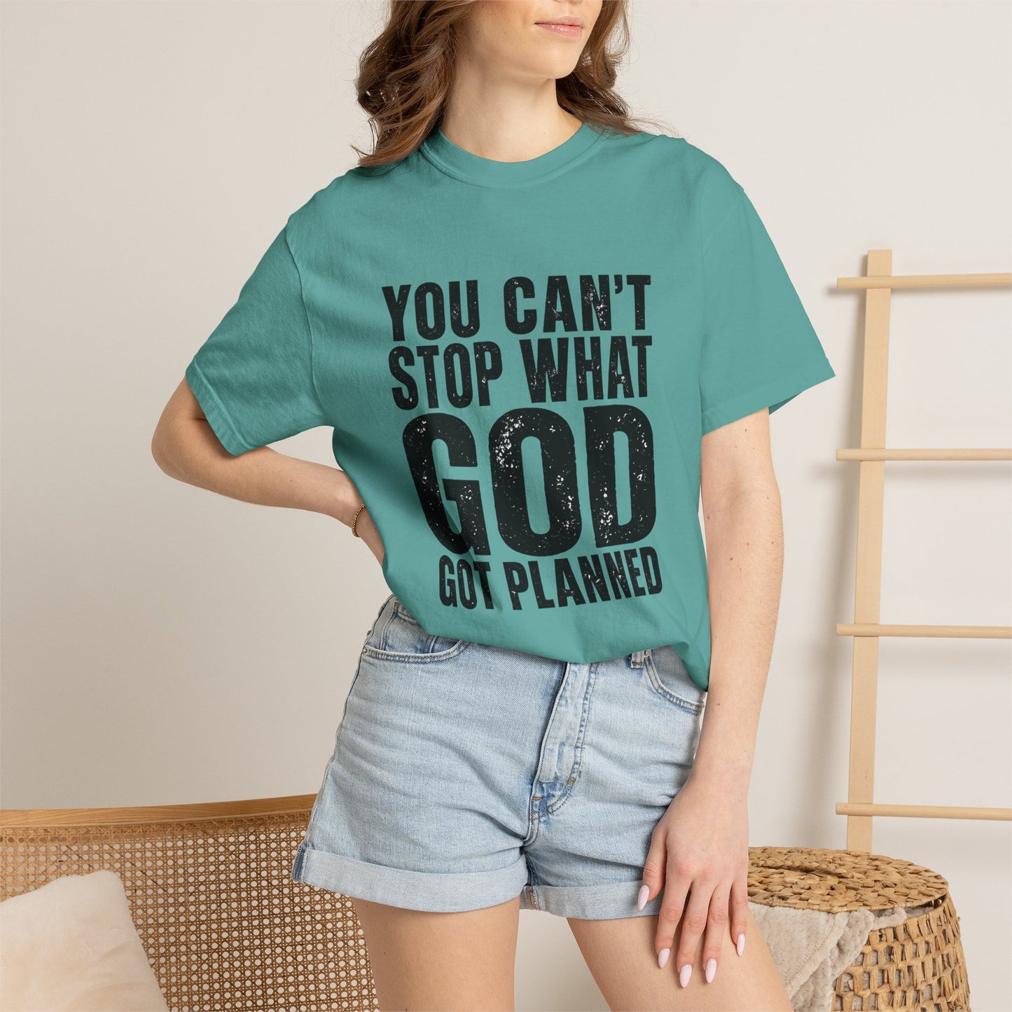 BIG FROST "You Can't Stop What God Got Planned" DOUBLE SIDED Print T Shirt