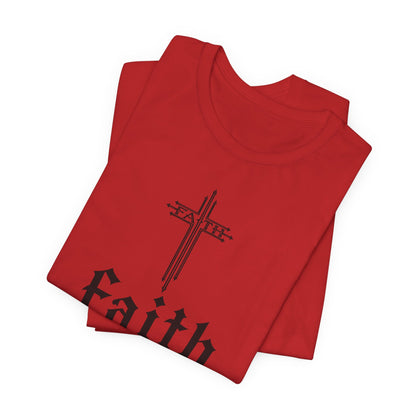 Faith Over Fear T-Shirt — Psalm 56:3 Cross Christian Tee