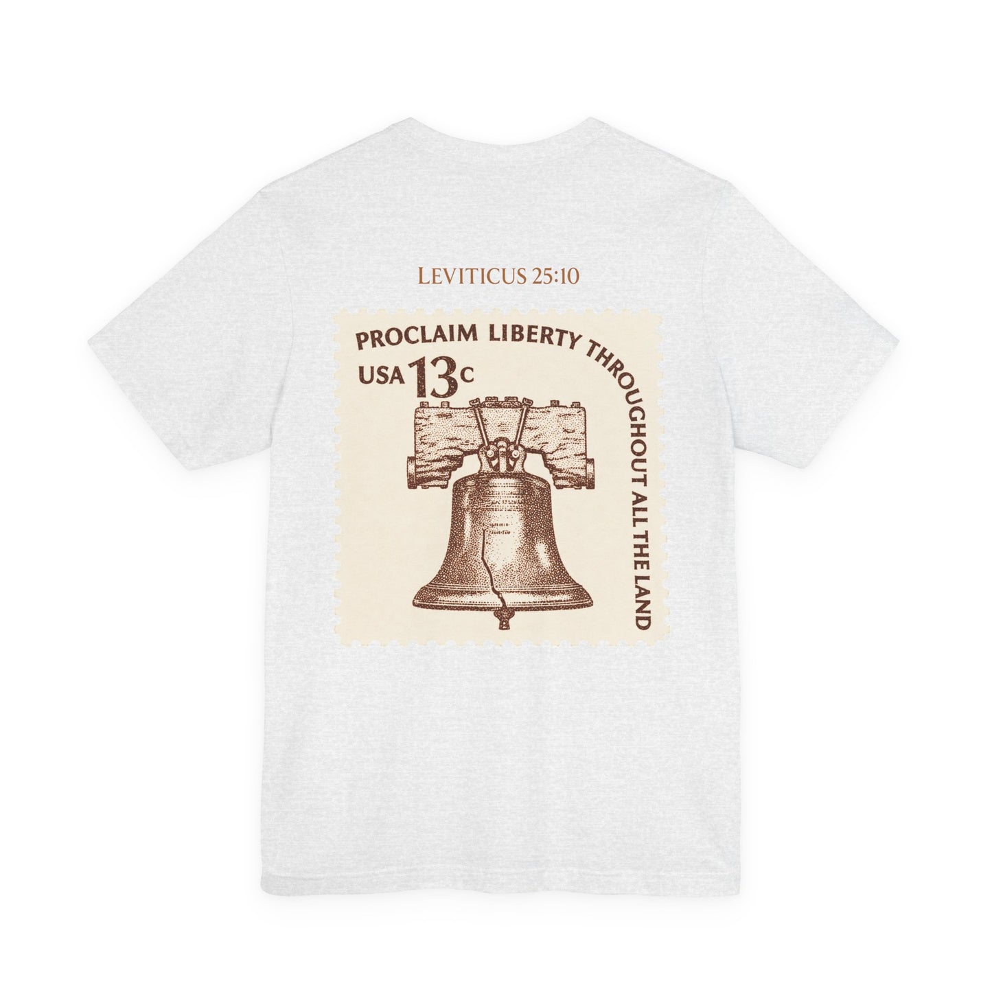 Liberty Stamp T‑Shirt — Vintage 13 Liberty Bell Graphic Tee