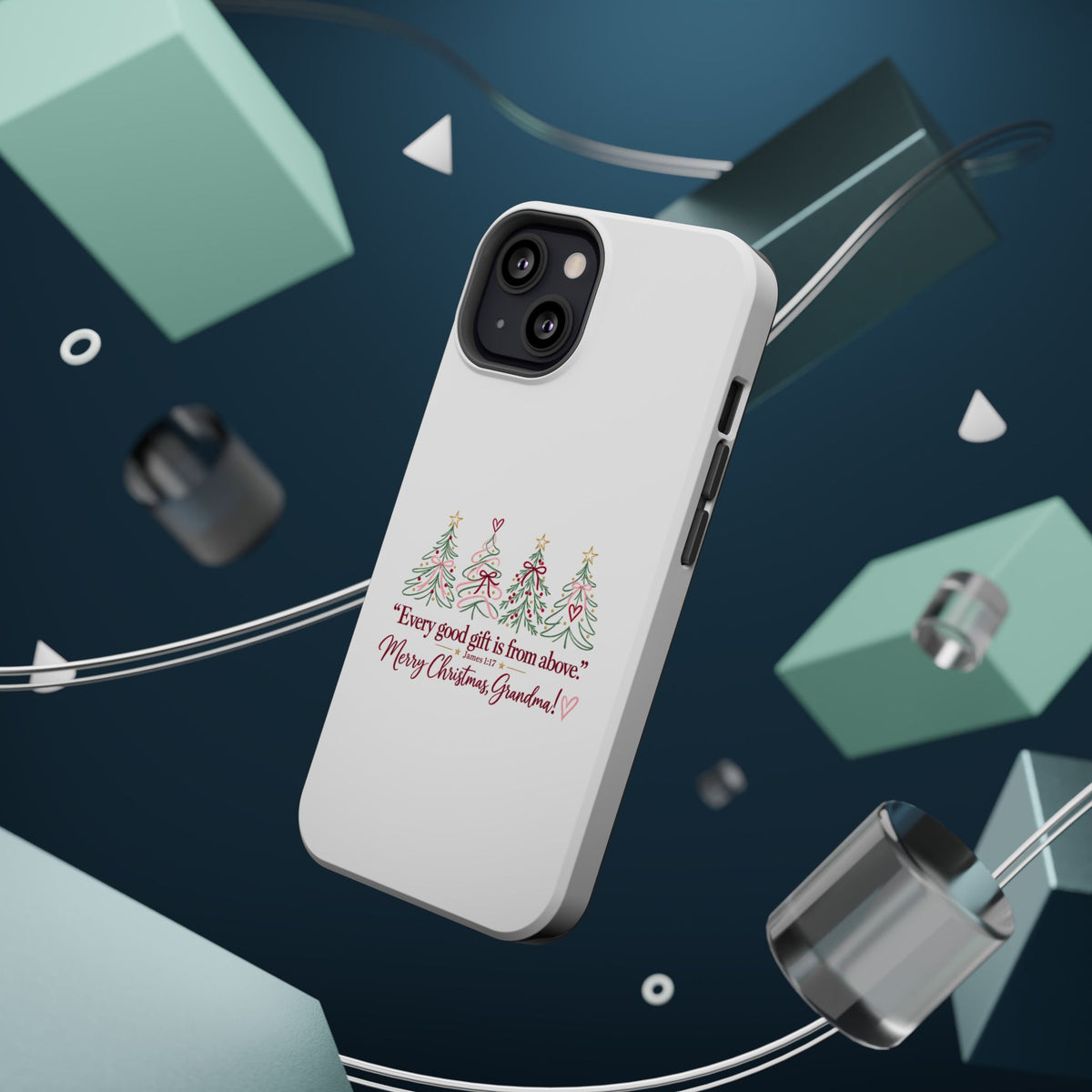 Christmas Grandma Phone Case — “Every good gift is from above” Magnetic Impact-Resistant Case