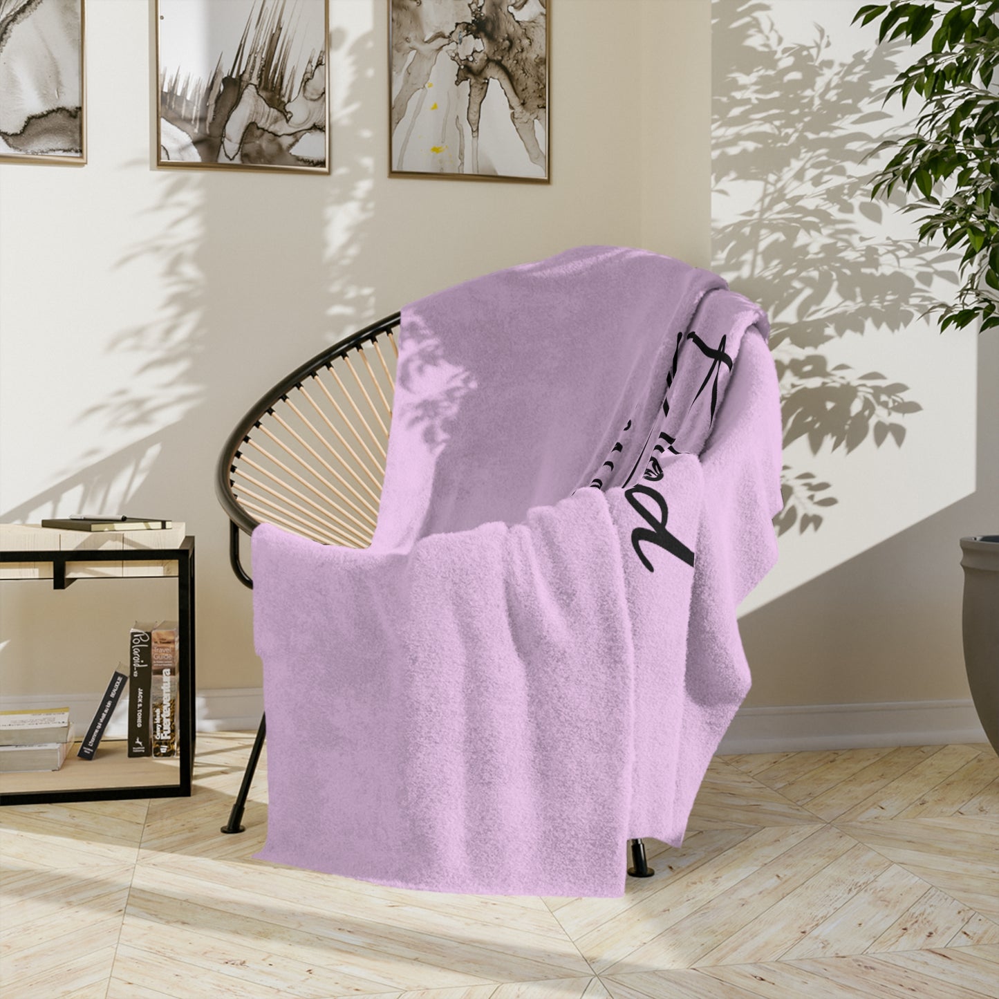 Blessed Psalm 33:12 Velveteen Blanket — Soft Christian Throw