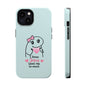 Christian Cute Heart Phone Case — "I Know Jesus Loves Me So Much" Magnetic Impact-Resistant Case