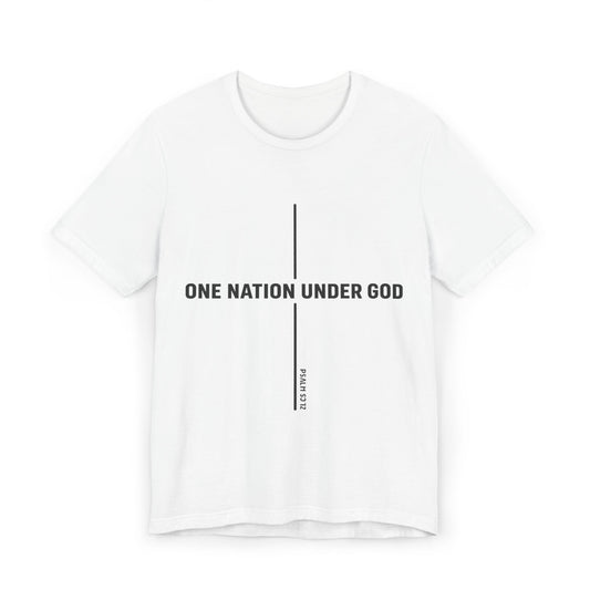 One Nation Under God T-Shirt — Patriotic Christian Tee