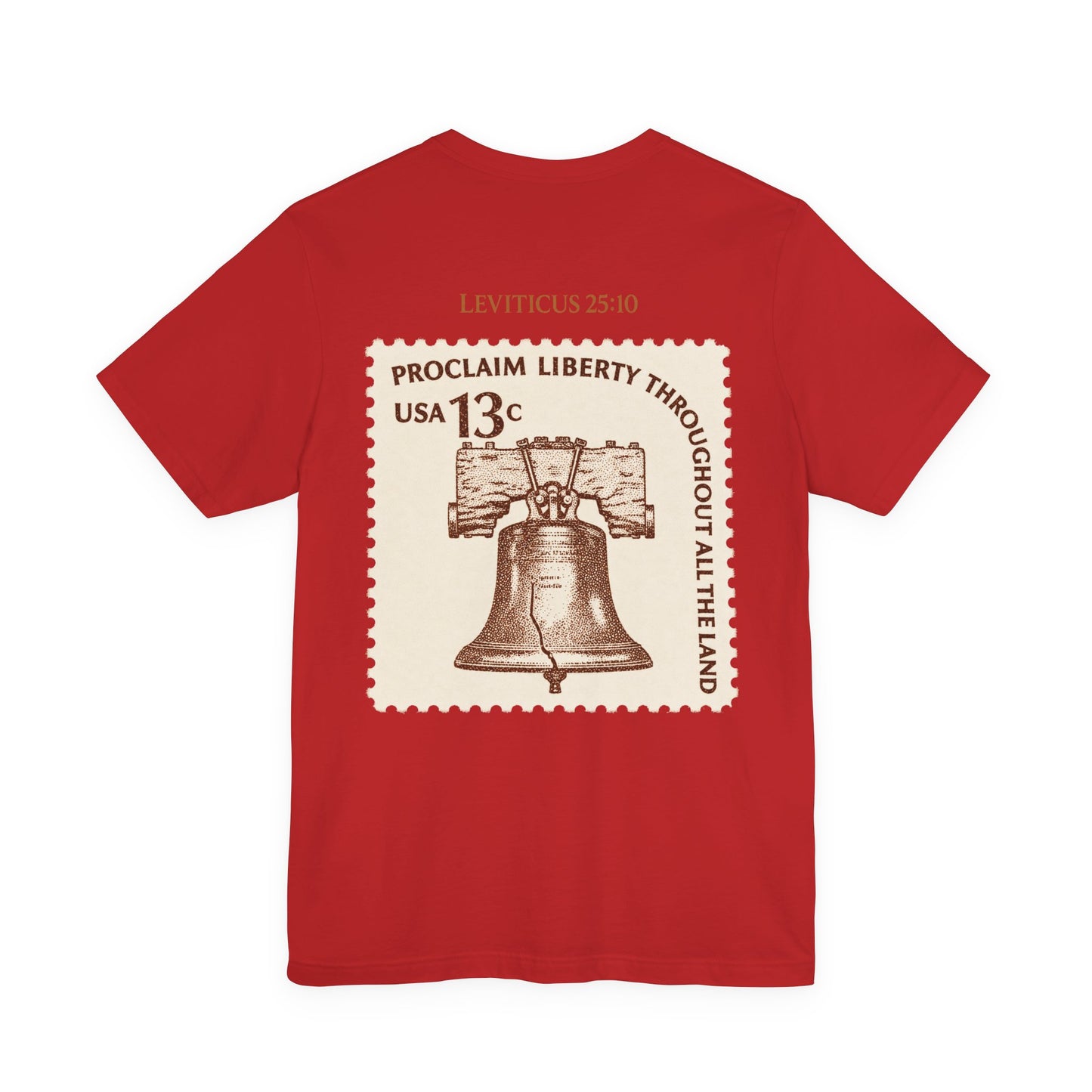 Liberty Stamp T‑Shirt — Vintage 13 Liberty Bell Graphic Tee