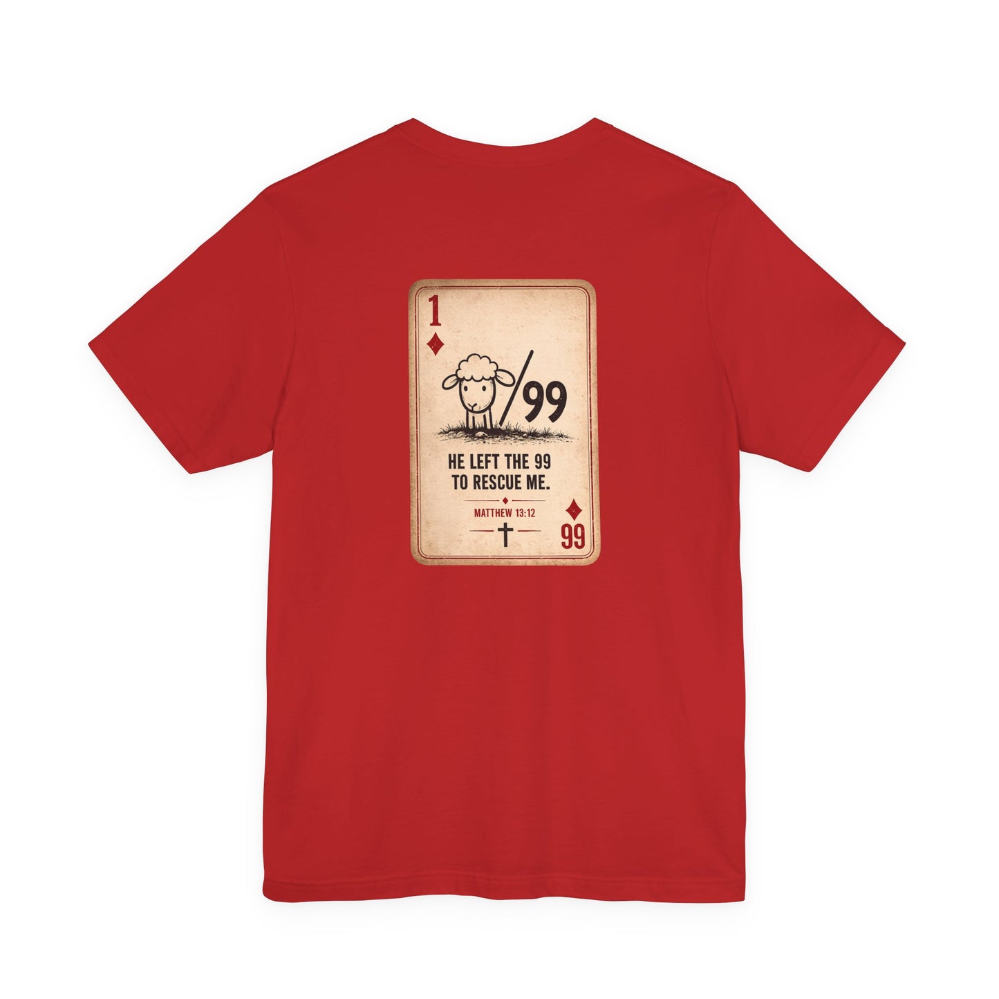 Rescued by One T-Shirt — Sheep Playing Card Design