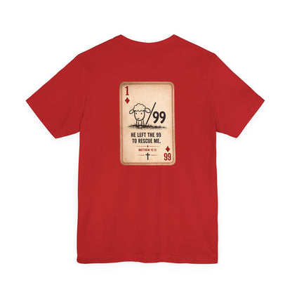 Rescued by One T-Shirt — Sheep Playing Card Design