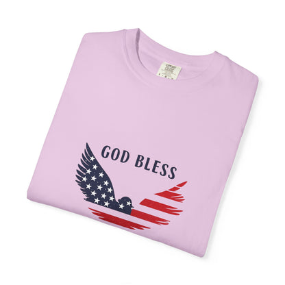 God Bless America Eagle T-Shirt — Patriotic USA Flag Tee