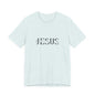 Jesus Minimalist Tee — Distressed Script Christian T-Shirt