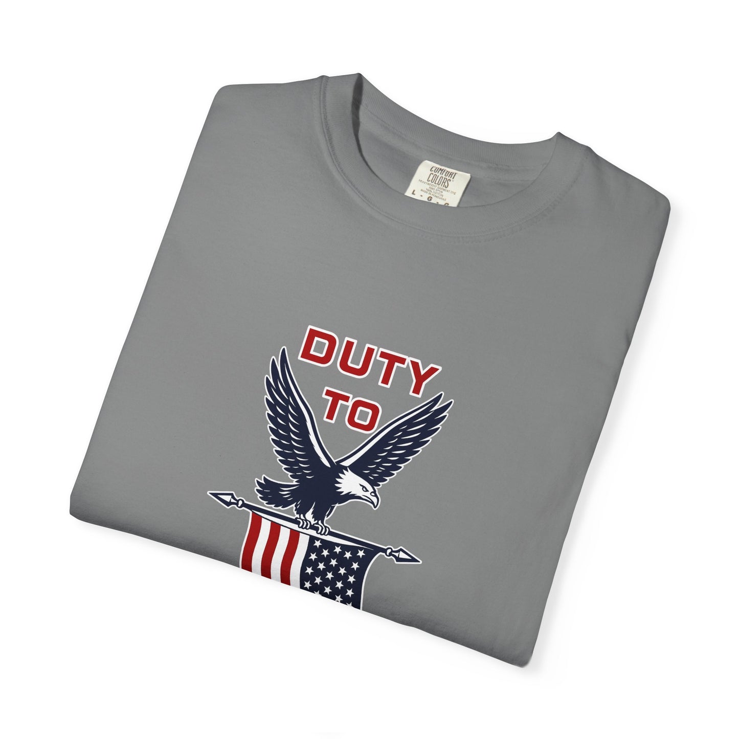 Duty to God Eagle American Flag T-Shirt
