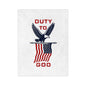 Duty to God American Eagle Blanket