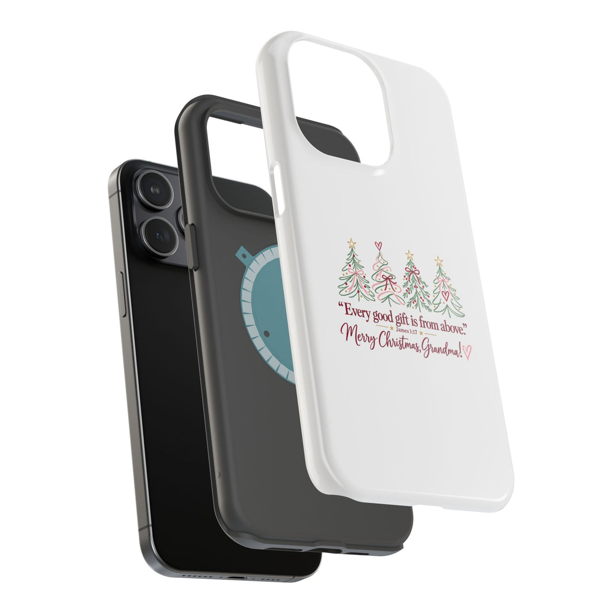 Christmas Grandma Phone Case — “Every good gift is from above” Magnetic Impact-Resistant Case