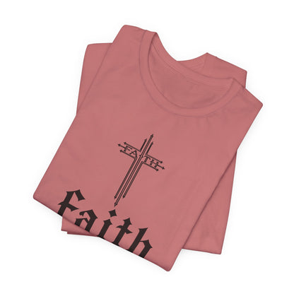 Faith Over Fear T-Shirt — Psalm 56:3 Cross Christian Tee