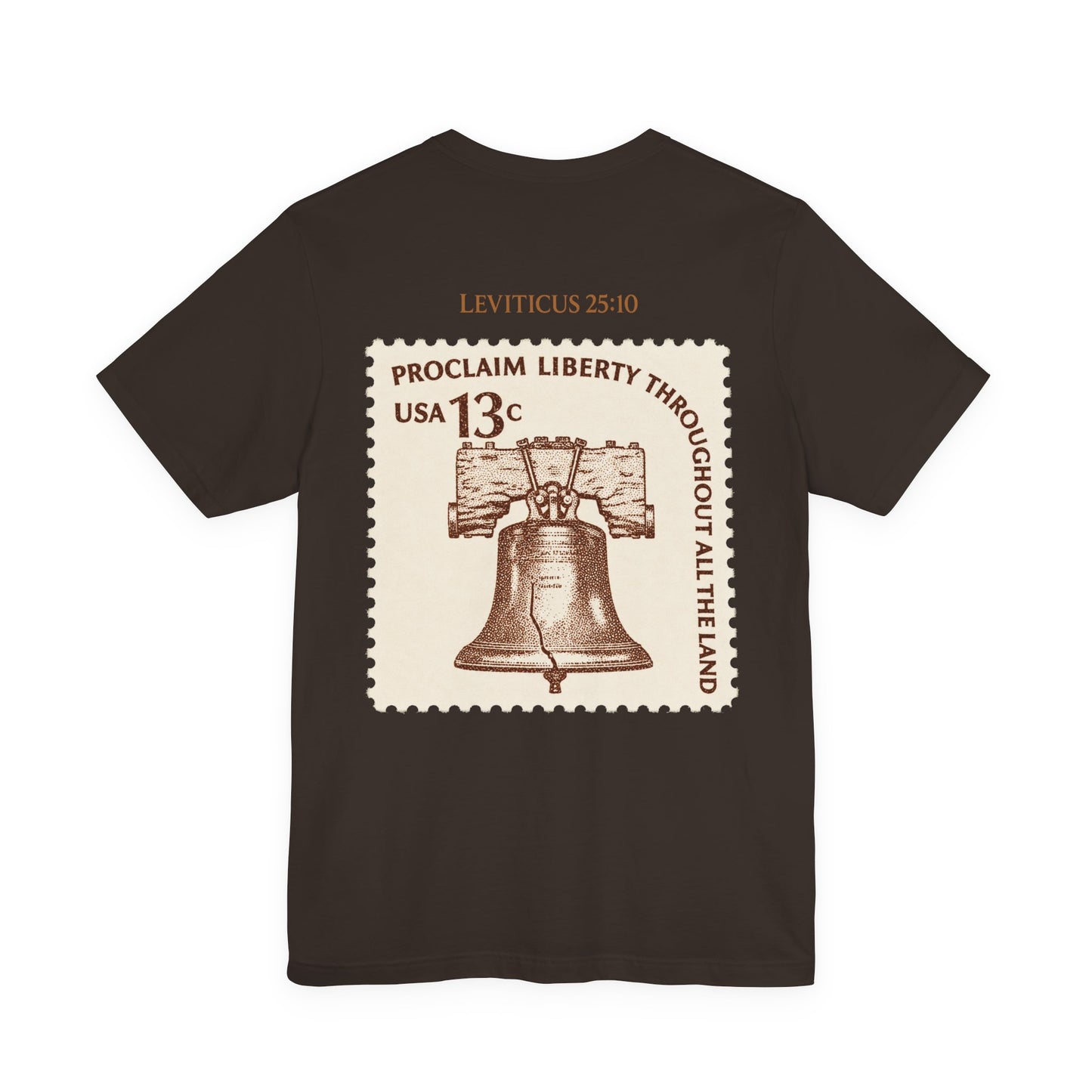 Liberty Stamp T‑Shirt — Vintage 13 Liberty Bell Graphic Tee