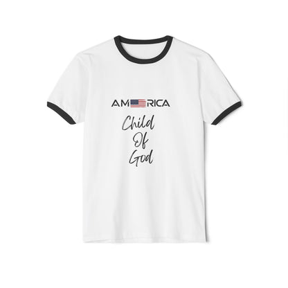 America Child of God Ringer T-Shirt