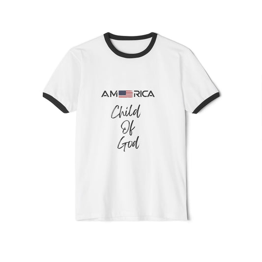 America Child of God Ringer T-Shirt