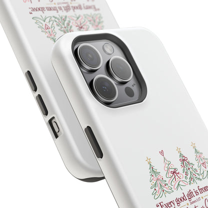Christmas Grandma Phone Case — “Every good gift is from above” Magnetic Impact-Resistant Case