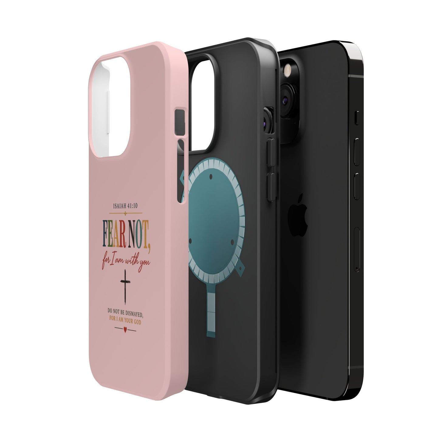 Fear Not Isaiah 41:10 Pink Magnetic Impact Phone Case