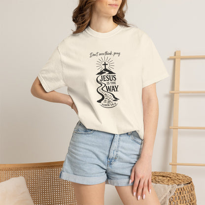 Jesus Is the Way T-Shirt — Christian Faith Graphic Tee (John 14:6)