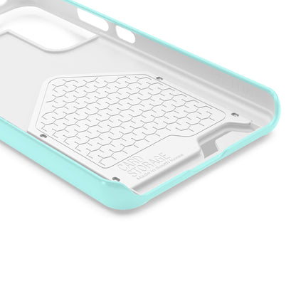 Blessed The Lord Phone Case with Card Holder — Psalm 33:12 Christian Wallet Case