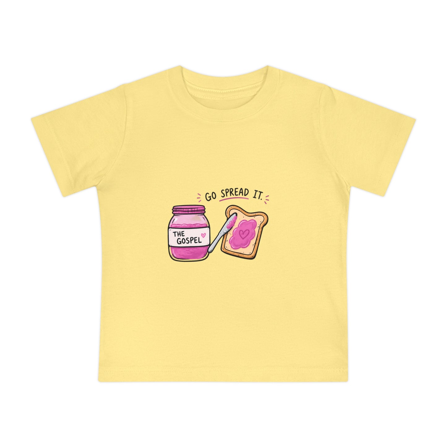 Baby T-Shirt — 'Go Spread It' Gospel Toast & 'Made for a Purpose' Rainbow Christian Tee