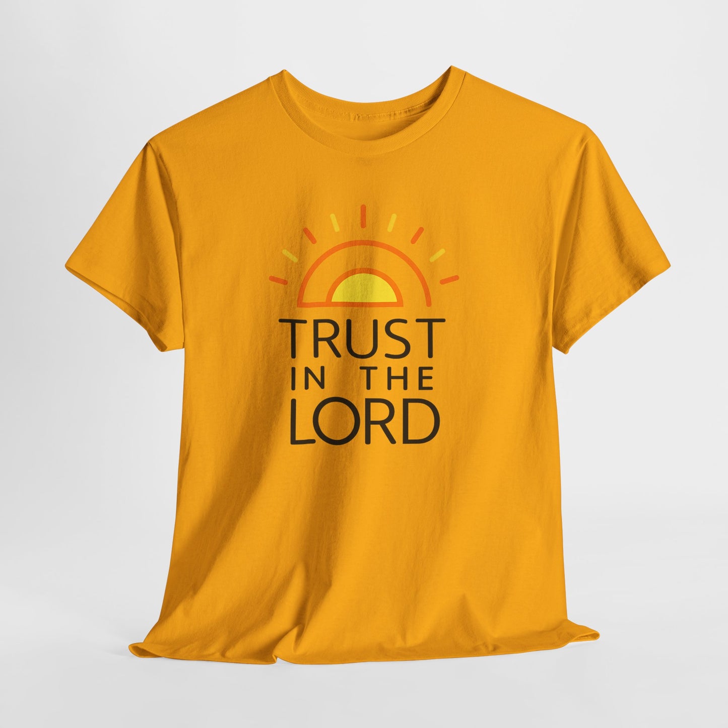 Trust in the Lord T-Shirt — Christian Sunrise Faith Tee