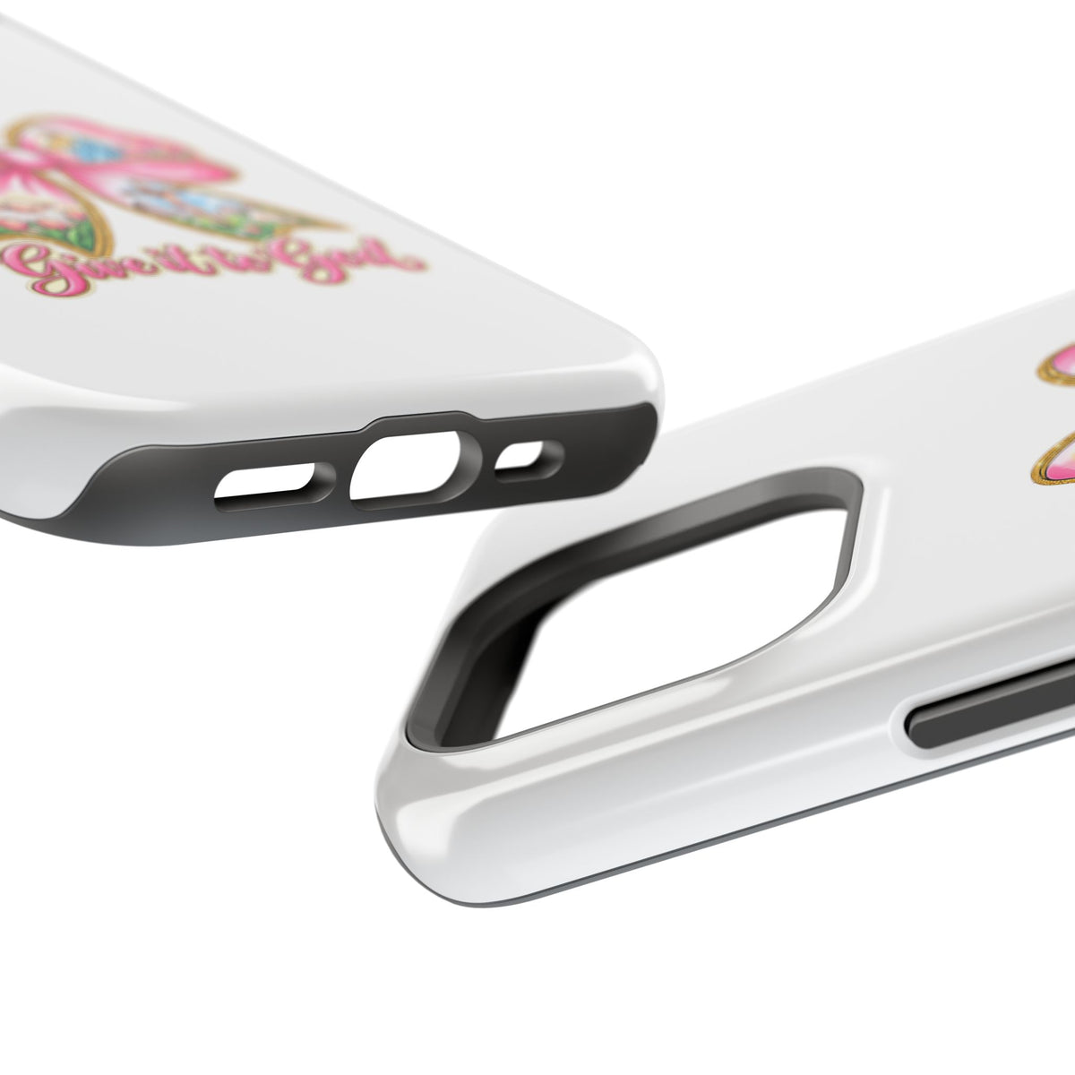 Give It to God Phone Case — Floral Bow Christian iPhone Cover