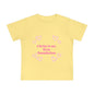 Christian Baby T-Shirt - "Christ is my firm foundation" Heart Design (I Know Jesus Loves Me)