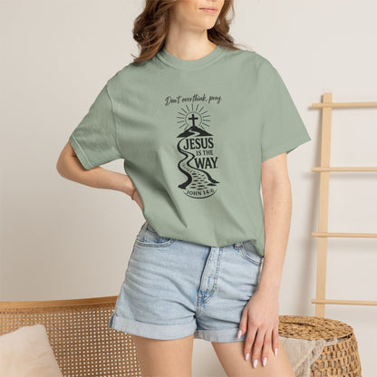 Jesus Is the Way T-Shirt — Christian Faith Graphic Tee (John 14:6)