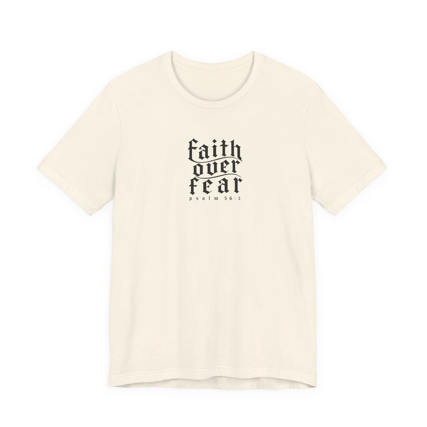Faith Over Fear Tee — Christian Cross Graphic T-Shirt