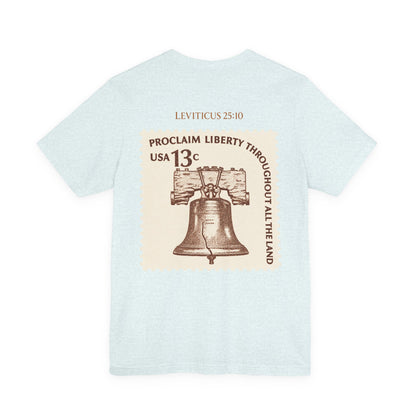 Liberty Stamp T‑Shirt — Vintage 13 Liberty Bell Graphic Tee