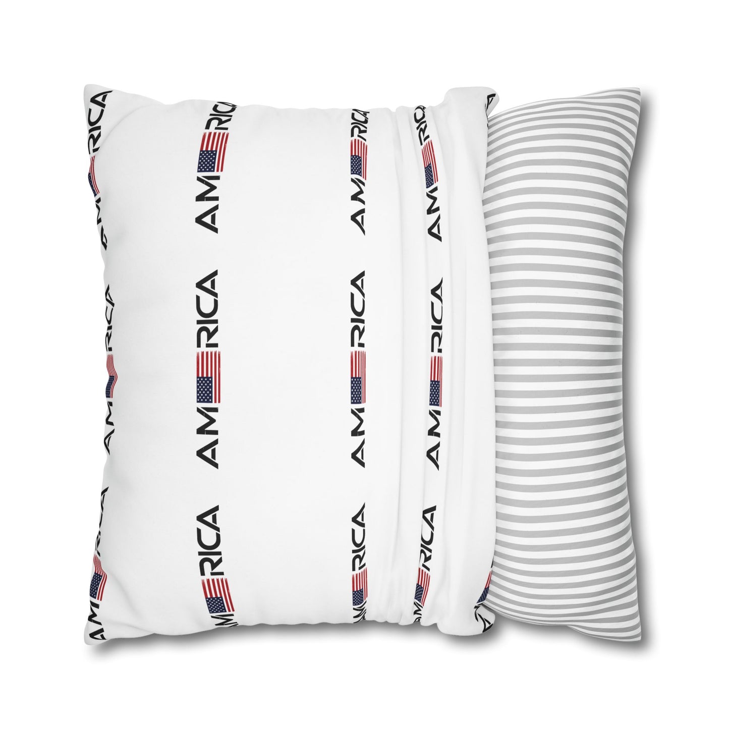 Blessed Is The Nation Pillow — America Psalm 33:12 Patriotic Decorative Pillowcase
