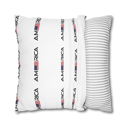Blessed Is The Nation Pillow — America Psalm 33:12 Patriotic Decorative Pillowcase