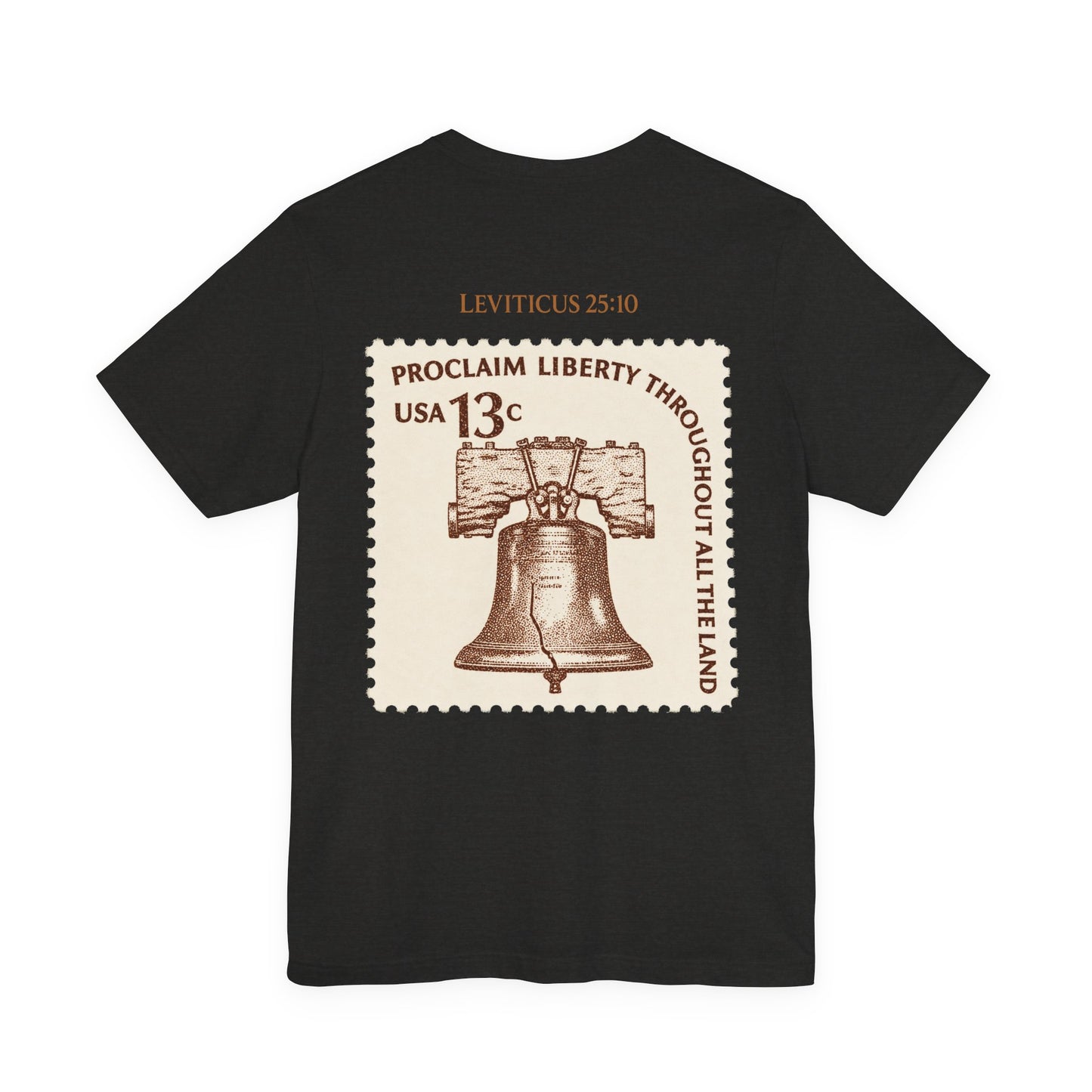 Liberty Stamp T‑Shirt — Vintage 13 Liberty Bell Graphic Tee
