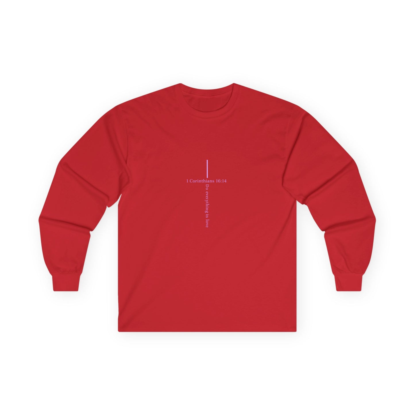 Inspirational Faith Long Sleeve Tee — "For I Know the Plans I Have for You"