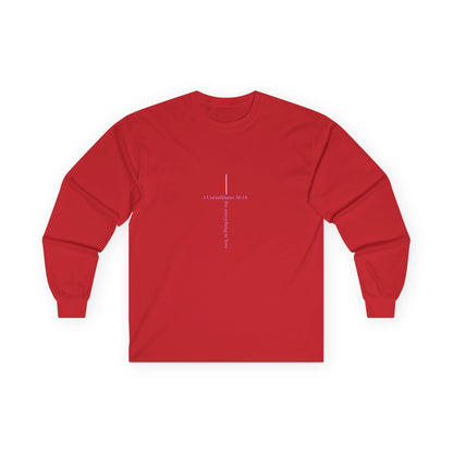 Inspirational Faith Long Sleeve Tee — "For I Know the Plans I Have for You"