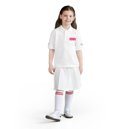 Youth Polo — "I Am A Child of God" Flamingo Christian Kids Shirt