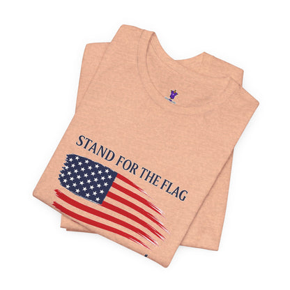 Stand for the Flag, Kneel for the Cross Tee — America 250 Patriotic T‑Shirt