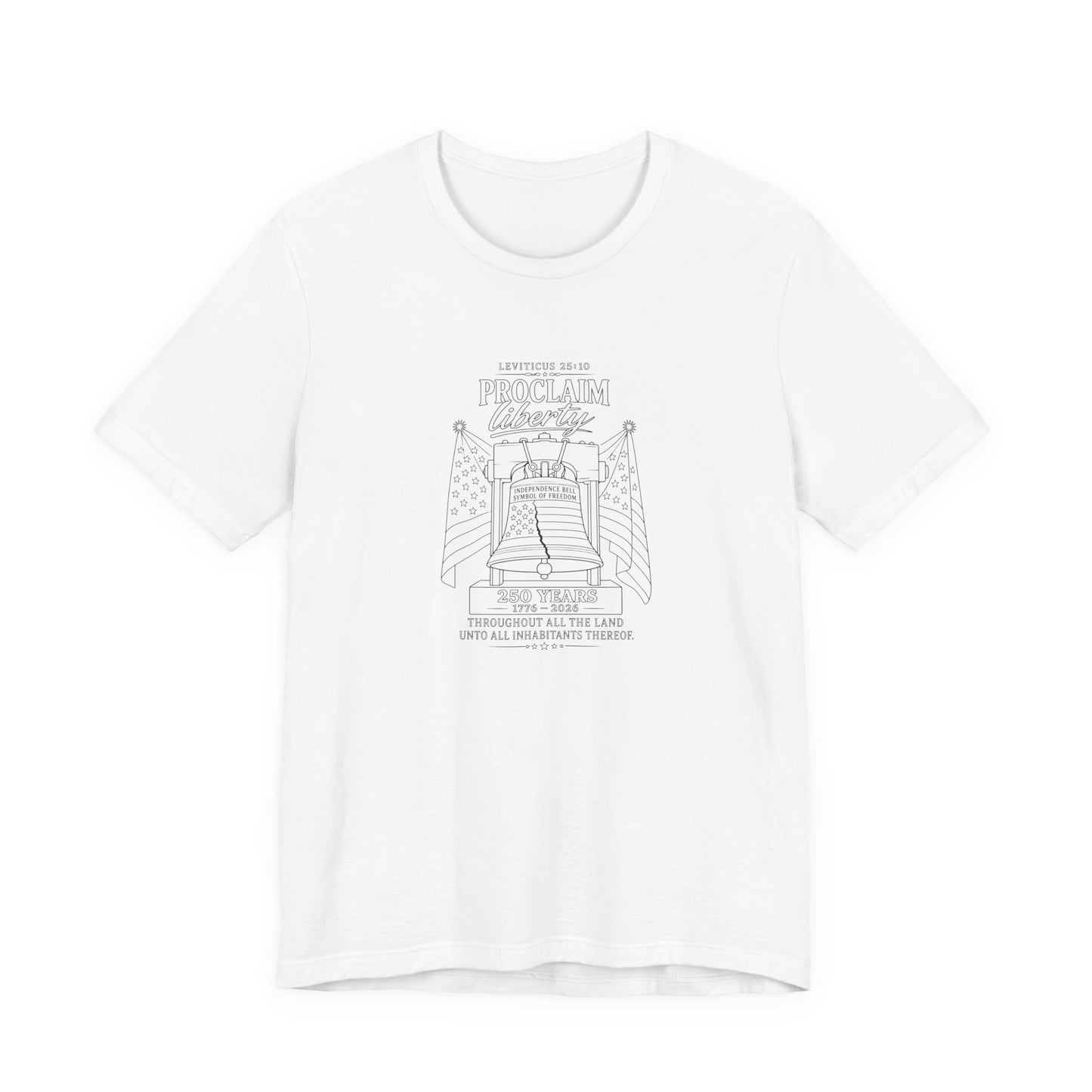 Leviticus 25:10 Tee – Minimalist Bible Verse Christian T-Shirt