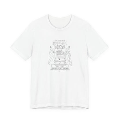 Leviticus 25:10 Tee – Minimalist Bible Verse Christian T-Shirt