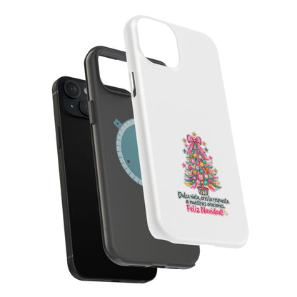 Spanish| Christmas Tree Phone Case - "Feliz Navidad" Spanish Holiday Magnetic Impact-Resistant Case