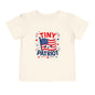 Tiny Patriot Toddler Tee – Cute American Flag 4th of July Shirt