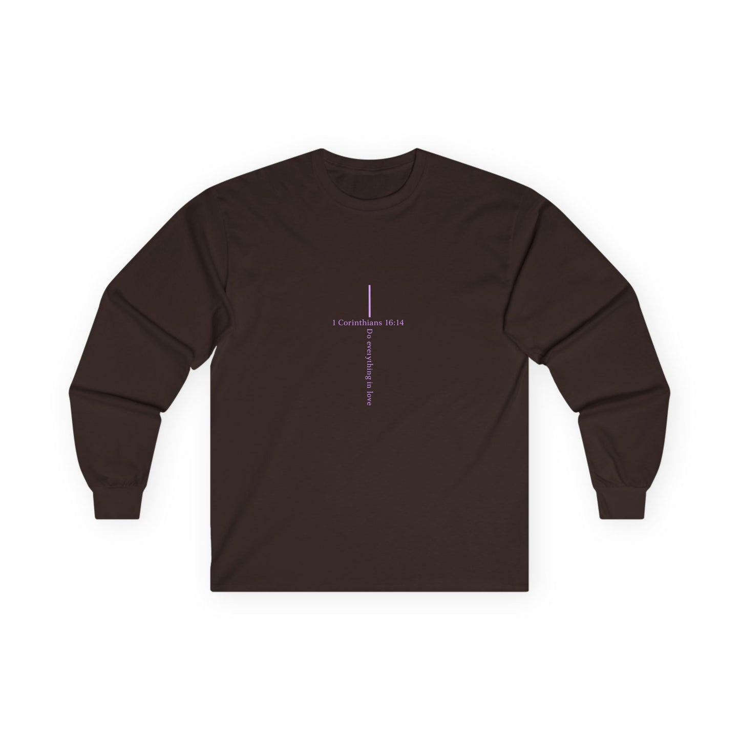 Inspirational Faith Long Sleeve Tee — "For I Know the Plans I Have for You"