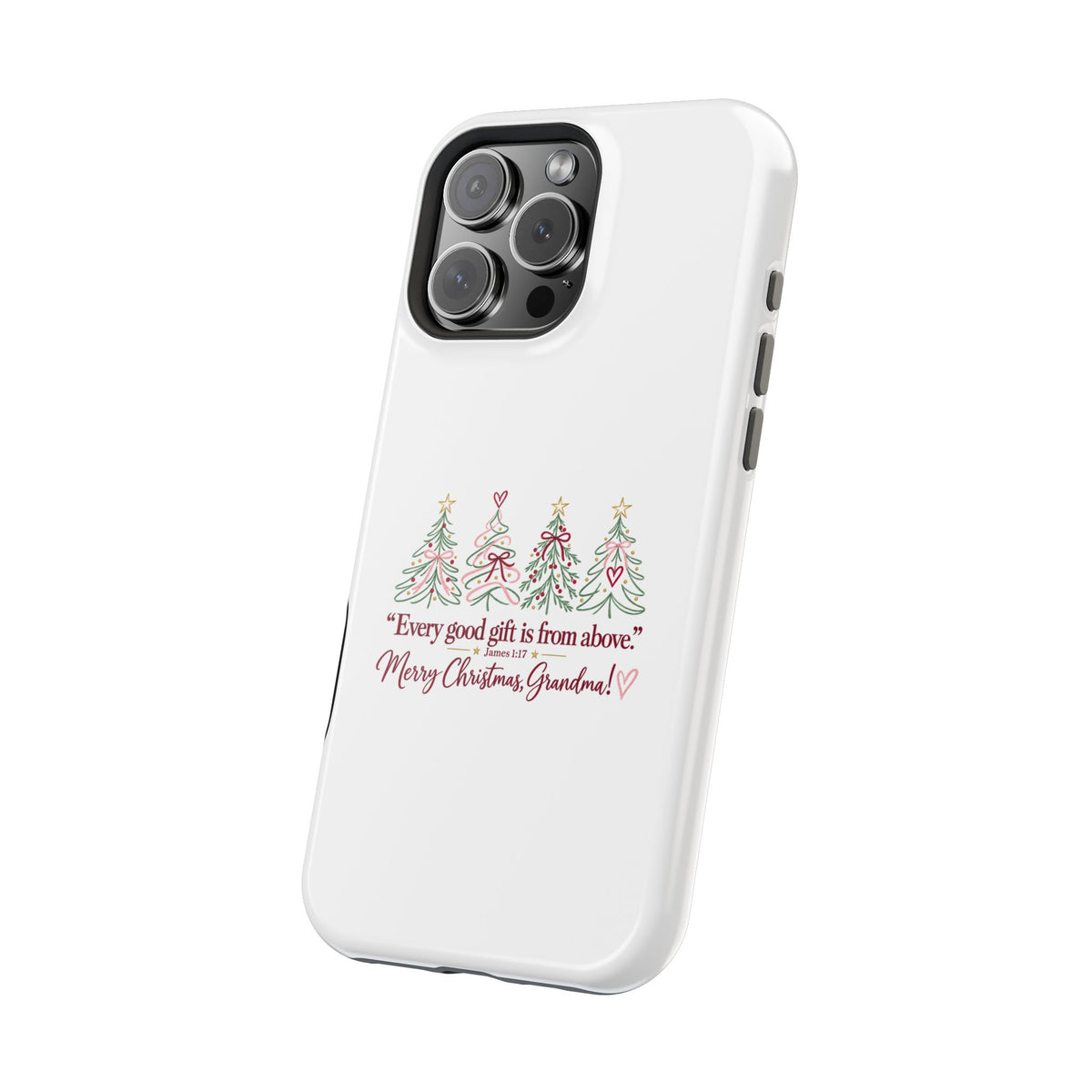 Christmas Grandma Phone Case — “Every good gift is from above” Magnetic Impact-Resistant Case