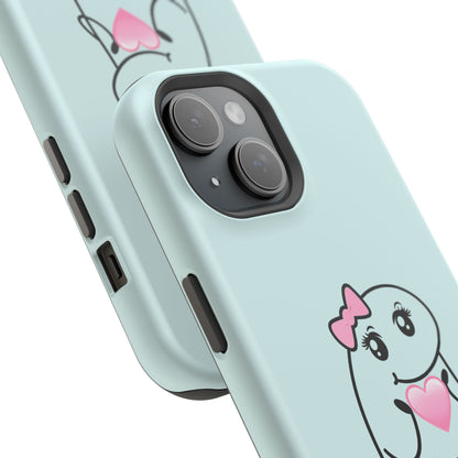 Christian Cute Heart Phone Case — "I Know Jesus Loves Me So Much" Magnetic Impact-Resistant Case
