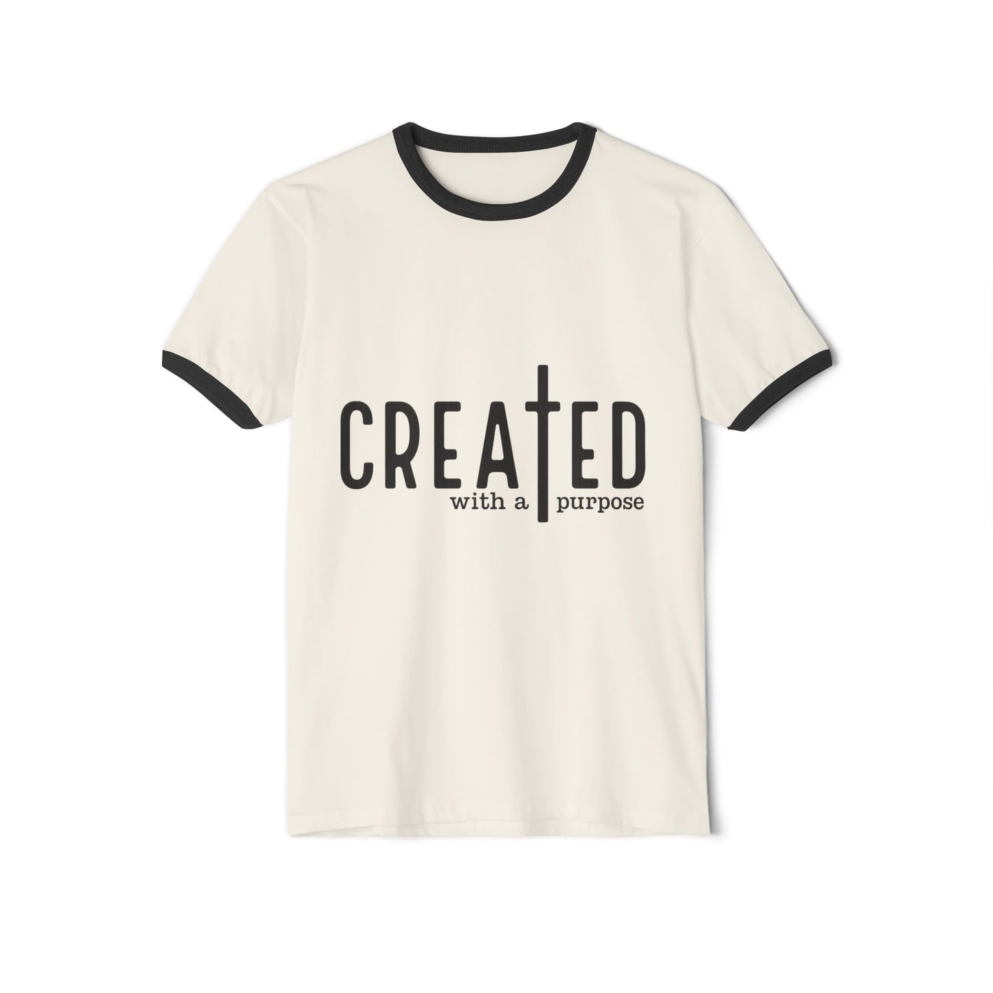 Created With a Purpose Ringer T‑Shirt
