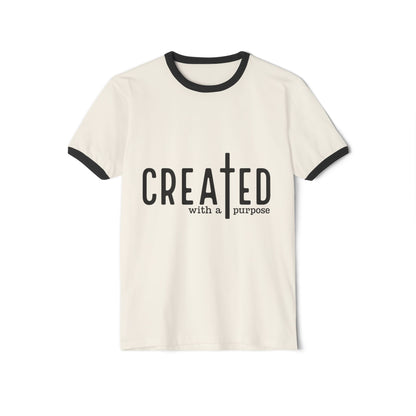 Created With a Purpose Ringer T‑Shirt