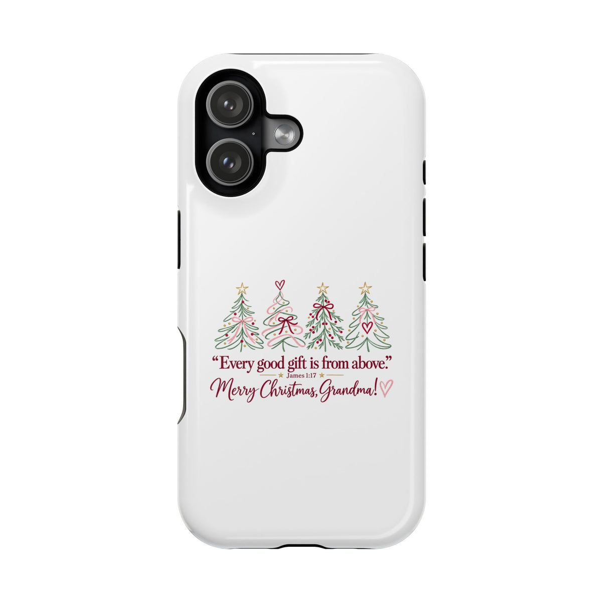 Christmas Grandma Phone Case — “Every good gift is from above” Magnetic Impact-Resistant Case
