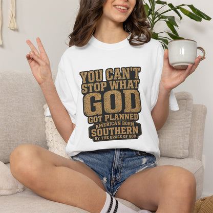 BIG FROST You Can't Stop What God Got Planned DOUBLE SIDED PRINT Tee