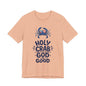 Holy Crab God Is Good T-Shirt — Patriotic Blue Crab Graphic Tee