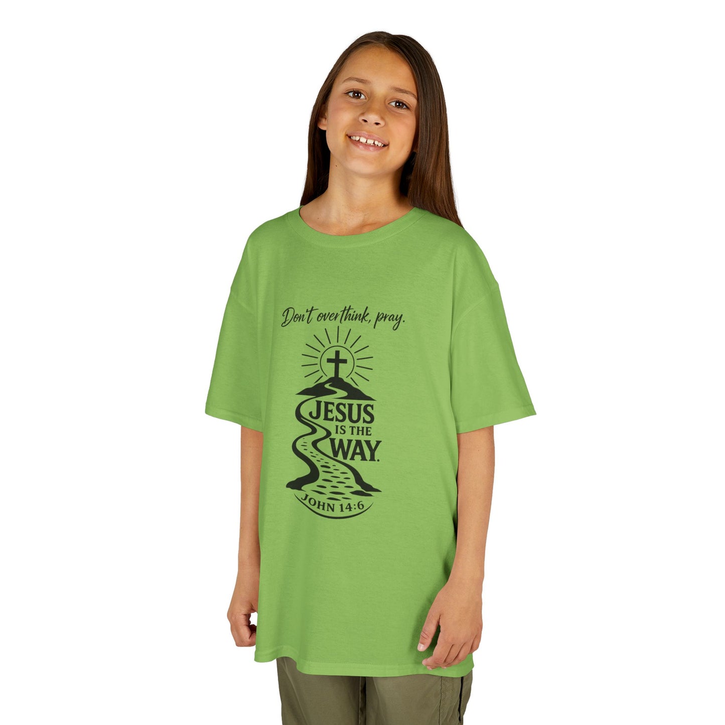 UnisexKids Tee — "Jesus Is The Way" Faith Graphic (John 14:6)